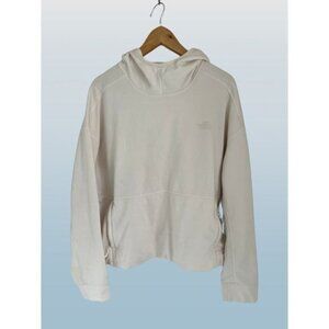 The North Face Pullover Hoody Off-White Zipped Pockets Athletic Sweater - XXLarg
